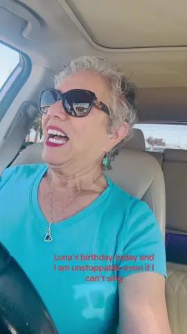 I know I’m gonna get criticized for singing, but I am unstoppable today. It’s my birthday and I love singing in the car, no matter how bad I sound. It’s great for the spirit try it.