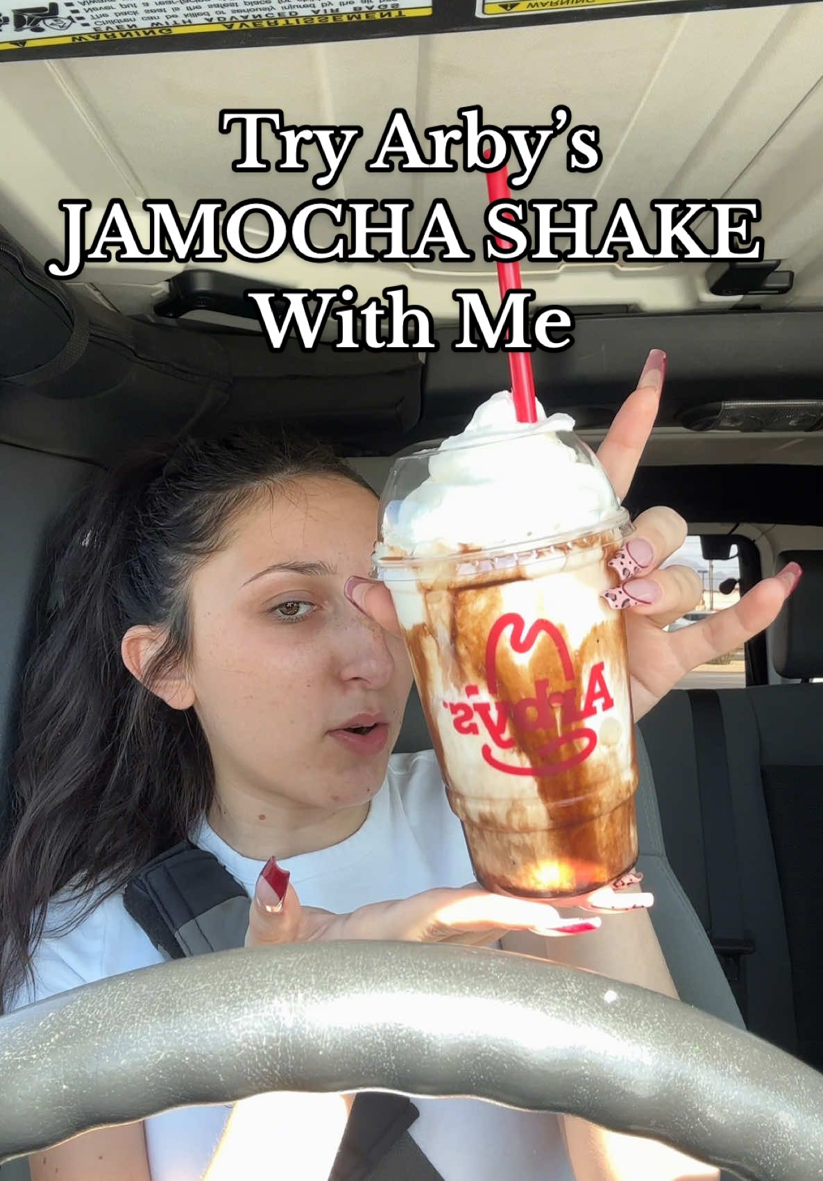 Replying to @Chocolate you know I had to support the queen @trishapaytas and go to @Arbys and try the jamocha shake 🤭❤️ #arbys #arbysjamochashake #arbysreview #trishapaytas #trishapaytasarbys 