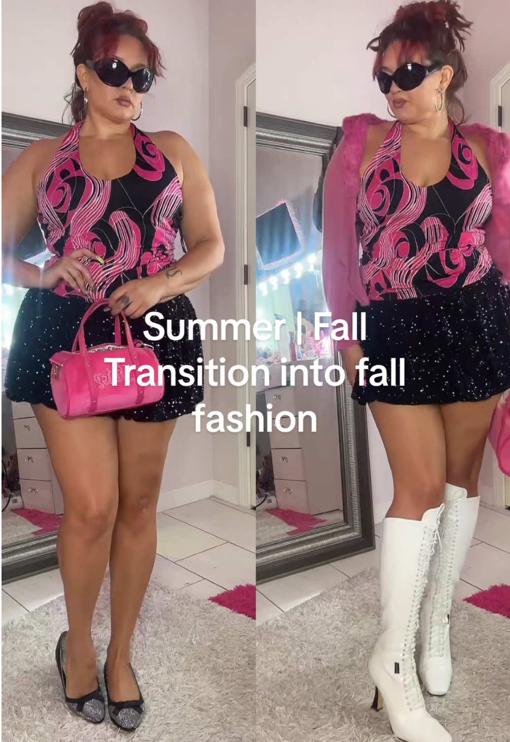 Transition into fall with me #fashiontiktok #transitionintofall #fallfashion #falloutfitinspo #outfitinspo 