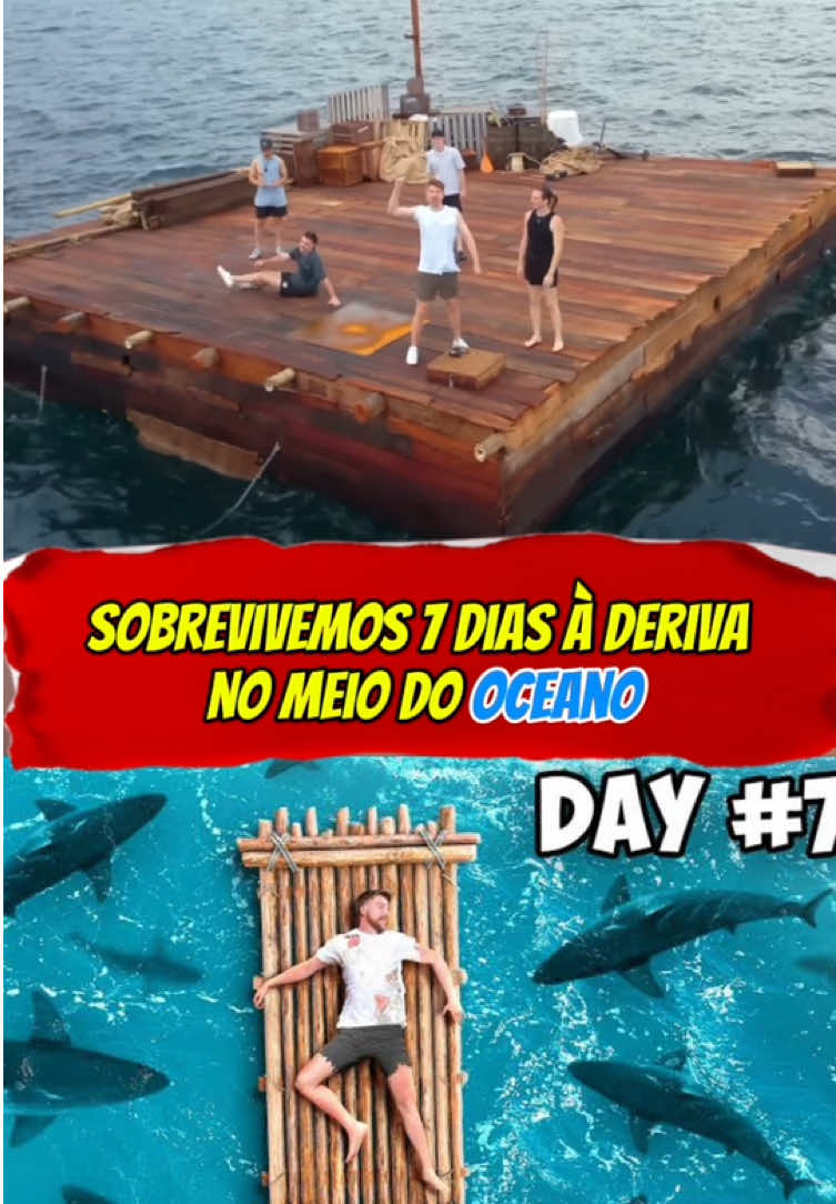 7 dias sobrevivendo no meio do oceano  . . . #mrbeast #mrbeastchallenge #mrbeast6000 #mrbeastgaming #mrbeastfans 