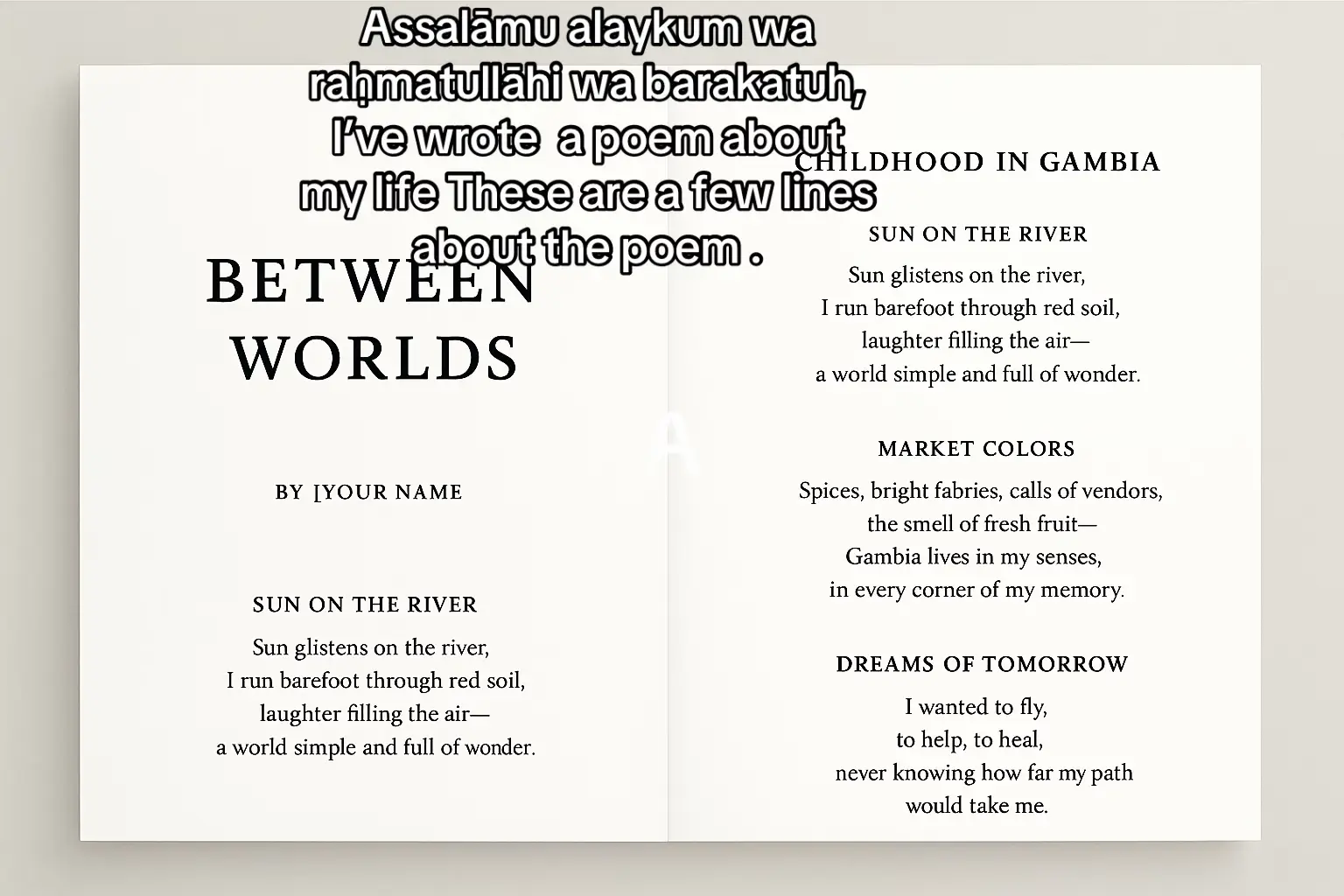 Story that highlights my sarrow #life #muslim #allah #poem 