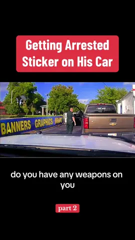 #Arrested #Sticker #Car #Cops 