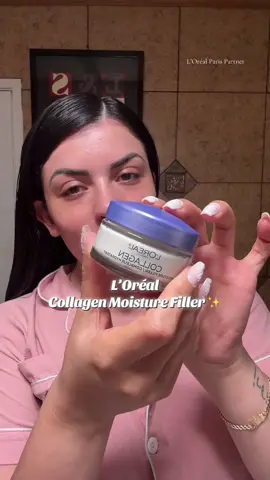 Quieres una piel más hidratada? Está cremita viene llena de Colageno y me encanta lo fresca que se siente en la piel ✨ @loréal paris usa #lorealparispartner #loreal #skincare #colageno #tiktokshopcreatorpicks 