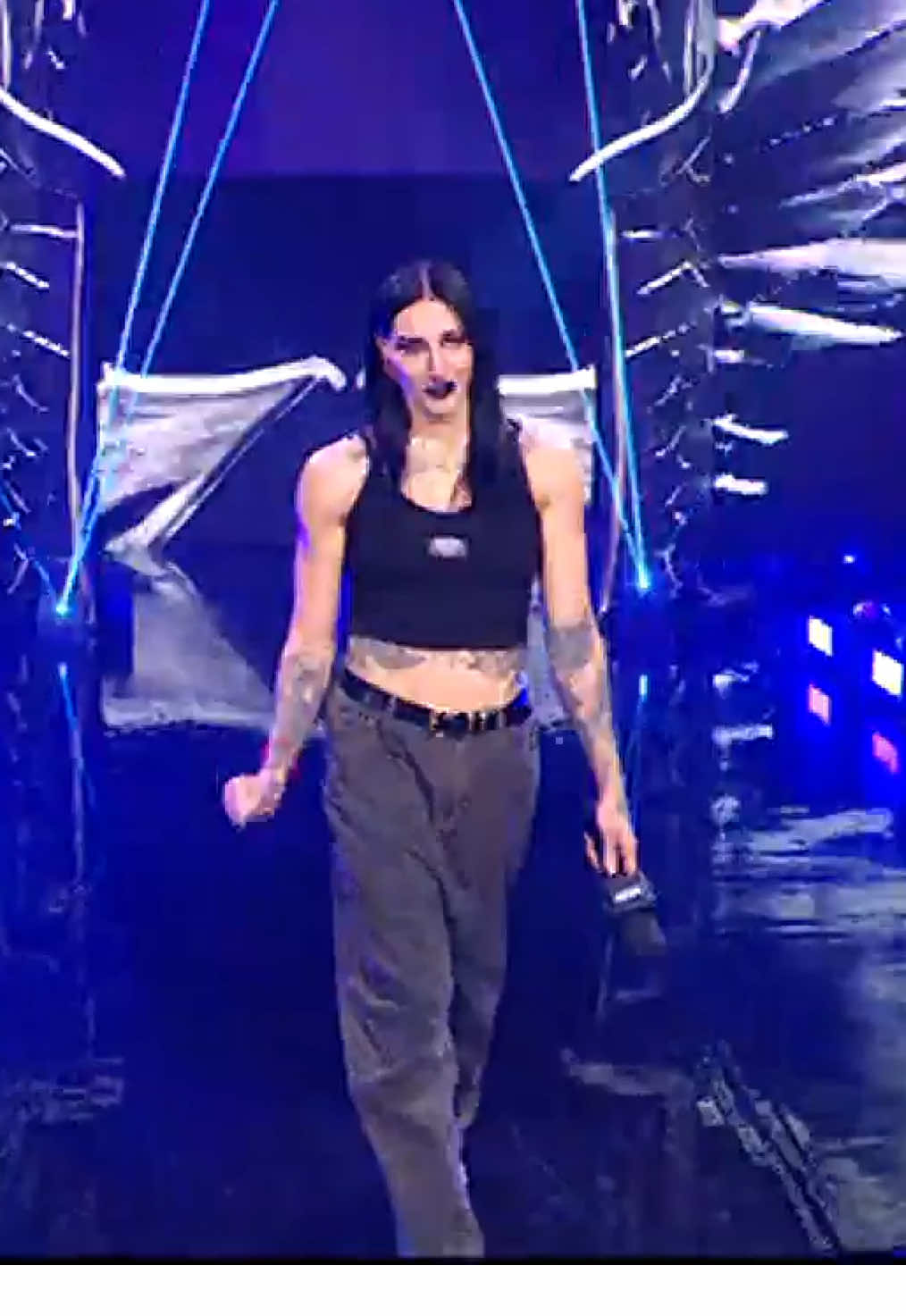 They weren’t expecting Mami 😈 #WWENXT #WWE #RheaRipley 