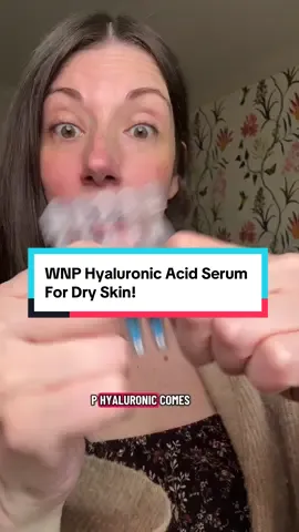 @WNP SKINCARE makes a 3% hyaluronic acid serum that keeps my dry skin hydrated and moisture locked in all day! #dryskin #over40 #matureskin #hyaluronicacid 