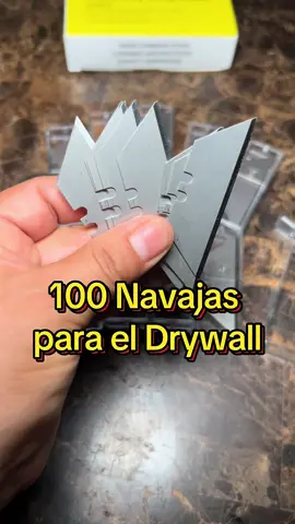 100 Navajas para el Drywall #drywall #sheetrock #navajas #blades  #TikTokShopLaborDaySale 