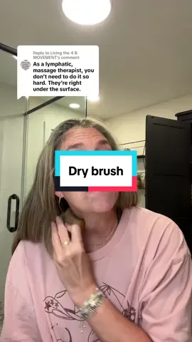 Replying to @Living the 4 B MOVEMENT This facial dry brush for lymphatic drainage is extremely soft and helps with blood circulation, muscle tension and depuffing. #lymphaticdrainage #lymphaticdrainagemassage #facialmassage #drybrushing #lymphaticmassage 