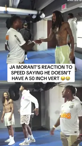 Speed couldn’t believe it. 😂😭 (@IShowSpeed) #speed #ishowspeed #jump #NBA #jamorant 
