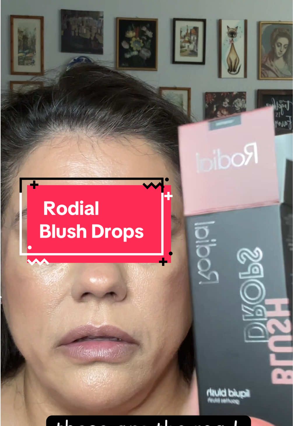 These Rodial blush drops are just not it for me. It brings out texture and it’s too sparkly. I have mature skin and would like something more subtle. Plus it would not blend in and because I’m olive these look orange on me ☹️ @Rodial #makeupreview #blush #texturedskin #realskin 