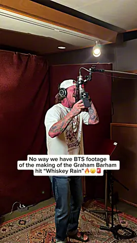 BTS of the hit banger Whiskey Rain #grahambarham #music #behindthescene #streamer #fyp 