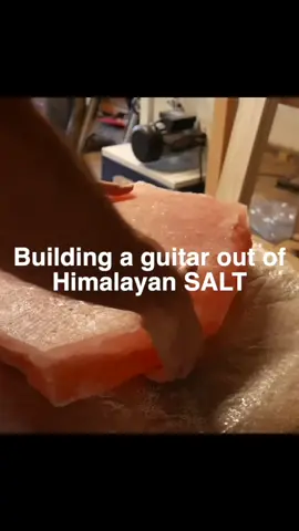 Building a guitar out of salt 