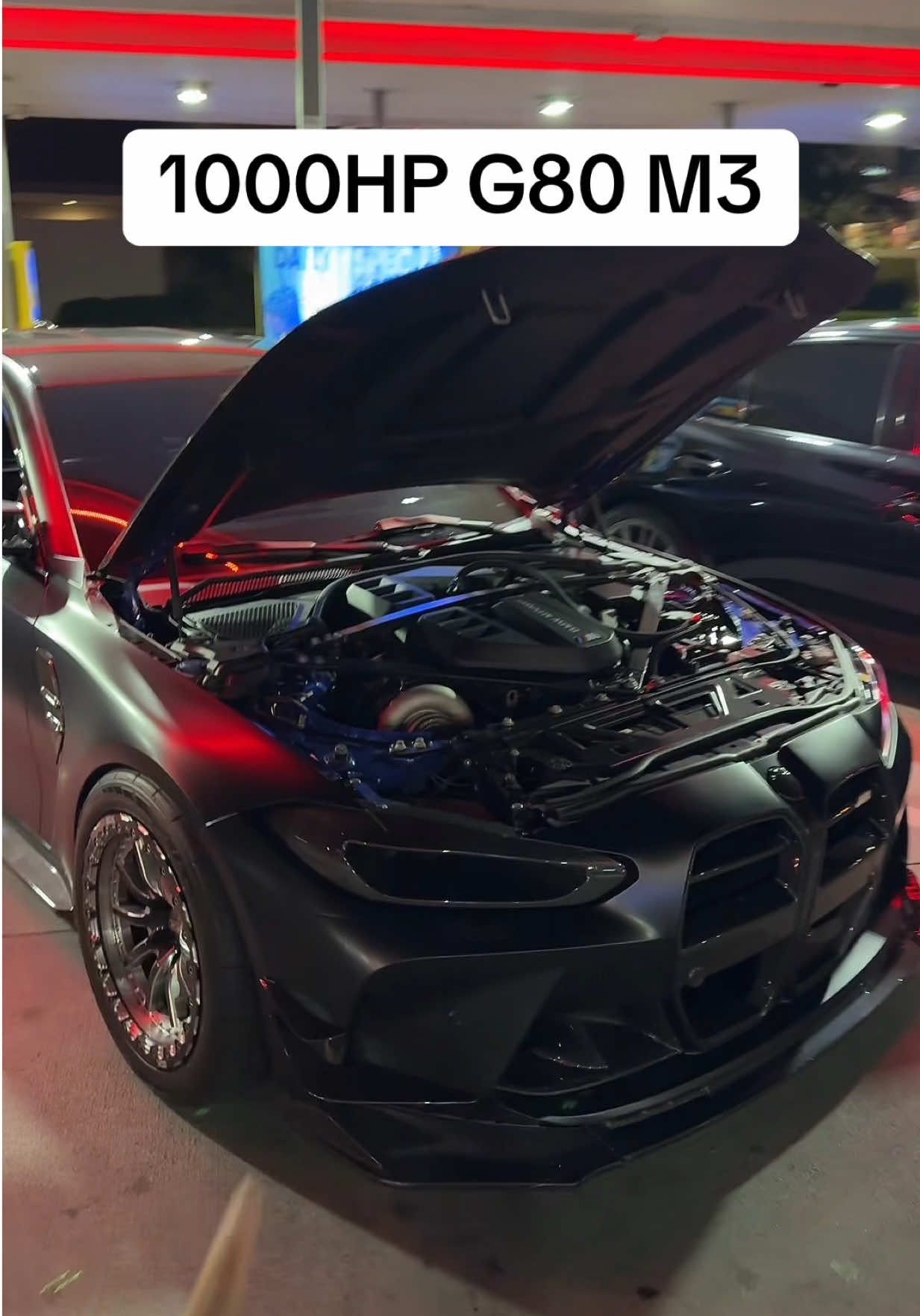 Found my Twin! 1000hp single turbo M3 #bmw #g80 #turbo #batmobile #cars 