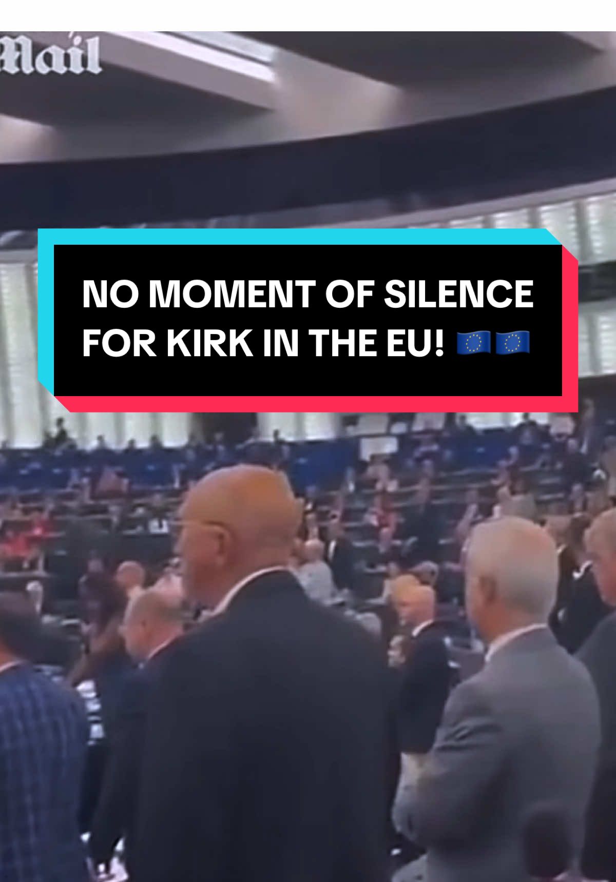 A moment of silence in the EU for Charlie Kirk?! Watch what they did. 