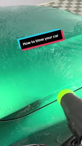 I mean blowing your car is always nice. Who wants to blow with me? #ripclean #detailing #carwashing #bead #cardetailingproducts 