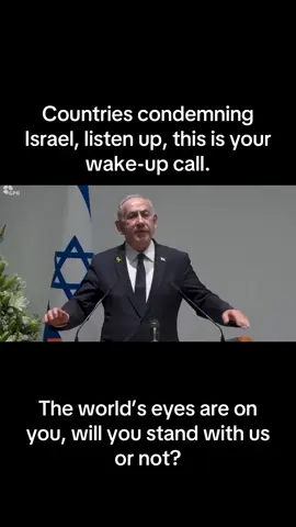 ‘Shame on you’, Netanyahu’s words for those who condemn Israel. What’s your take? #fyp #viralvideos #ticktock #palistine #gaza 