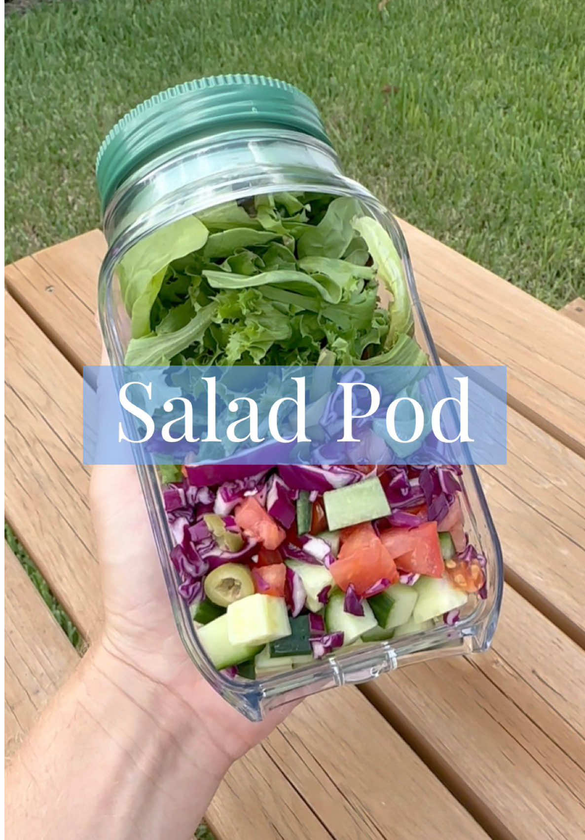 Ever seen a salad pod? 🥗👀 You can find this under ✨Kitchen Finds✨ on my website. #amazon #kitchen 