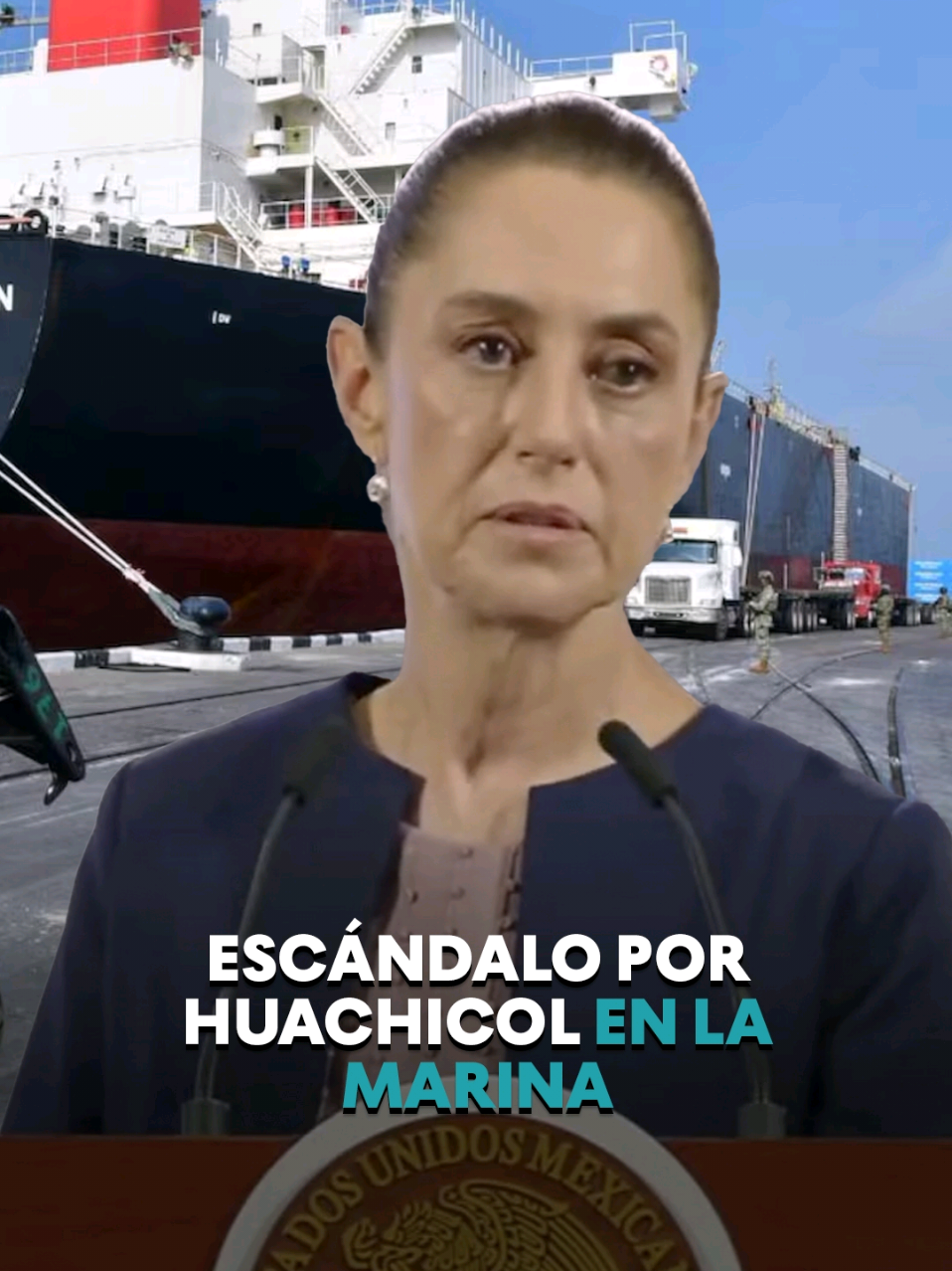 ⚖️🇲🇽 Caso huachicol y la Marina Tras el fallecimiento del capitán de navío Abraham Jeremías Pérez Ramírez, presuntamente vinculado al caso de huachicol fiscal en Tampico, la presidenta Claudia Sheinbaum lamentó el hecho y aclaró que no hay pruebas que confirmen su participación en esta red. 🕯️⛴️ #México  #claudiasheinbaum   #marina 