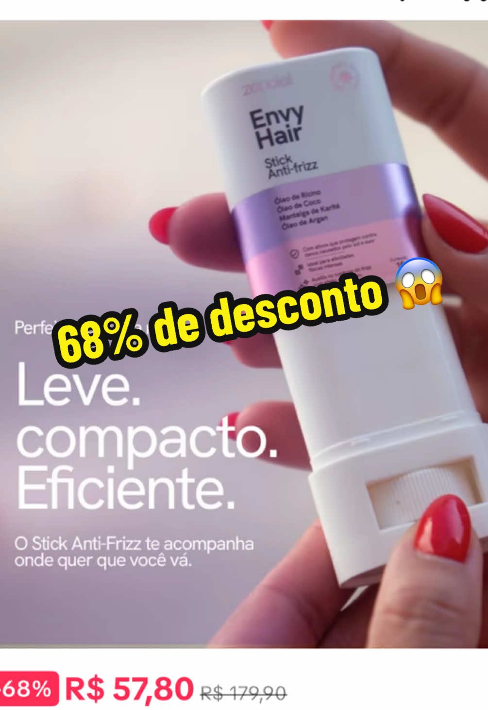Respondendo a @Larissa Saviello  Compra segura e rápida! Link oficial da loja da Zencial aqui no Tiktok Shop.  Compre o seu Envy Hair Stick Anti-Frizz de Alta Performance agora antes que a promoção acabe! #envyhair #zencial #antifrizz #cabelos #produtosdecabelo 