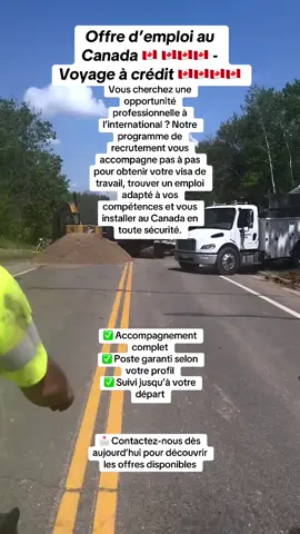 Vous cherchez une opportunité professionnelle à l’international ? Notre programme de recrutement vous accompagne pas à pas pour obtenir votre visa de travail, trouver un emploi adapté à vos compétences et vous installer au Canada en toute sécurité. ✅ Accompagnement complet ✅ Poste garanti selon votre profil ✅ Suivi jusqu’à votre départ 📩 Contactez-nous dès aujourd’hui pour découvrir les offres disponibles Whatsapp : +1(226)828-1129 #fyp #goviral #foryoupage #foryoupage❤️❤️ #viraltiktok 