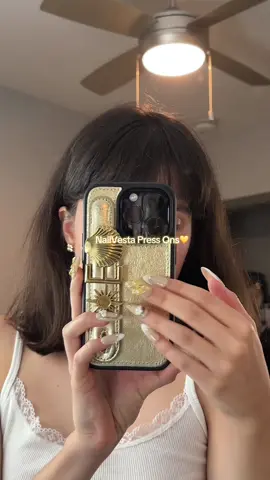 I’m so happy with my nails 😍#Nailvesta @NailVesta #pressonnails #nail #nailart #nailtok 