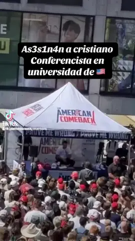 Terrible lo que ocurrió😓 Nada justifica lo que hicieron, a pesar que pienses diferente tolera otros puntos de vista Servir al Señor no es tan solo la iglesia, también son áreas políticas donde los cristianos debemos ser sal y luz! 🙏✝️ #charliekirk #usa🇺🇸 #fyp #viral #parati 