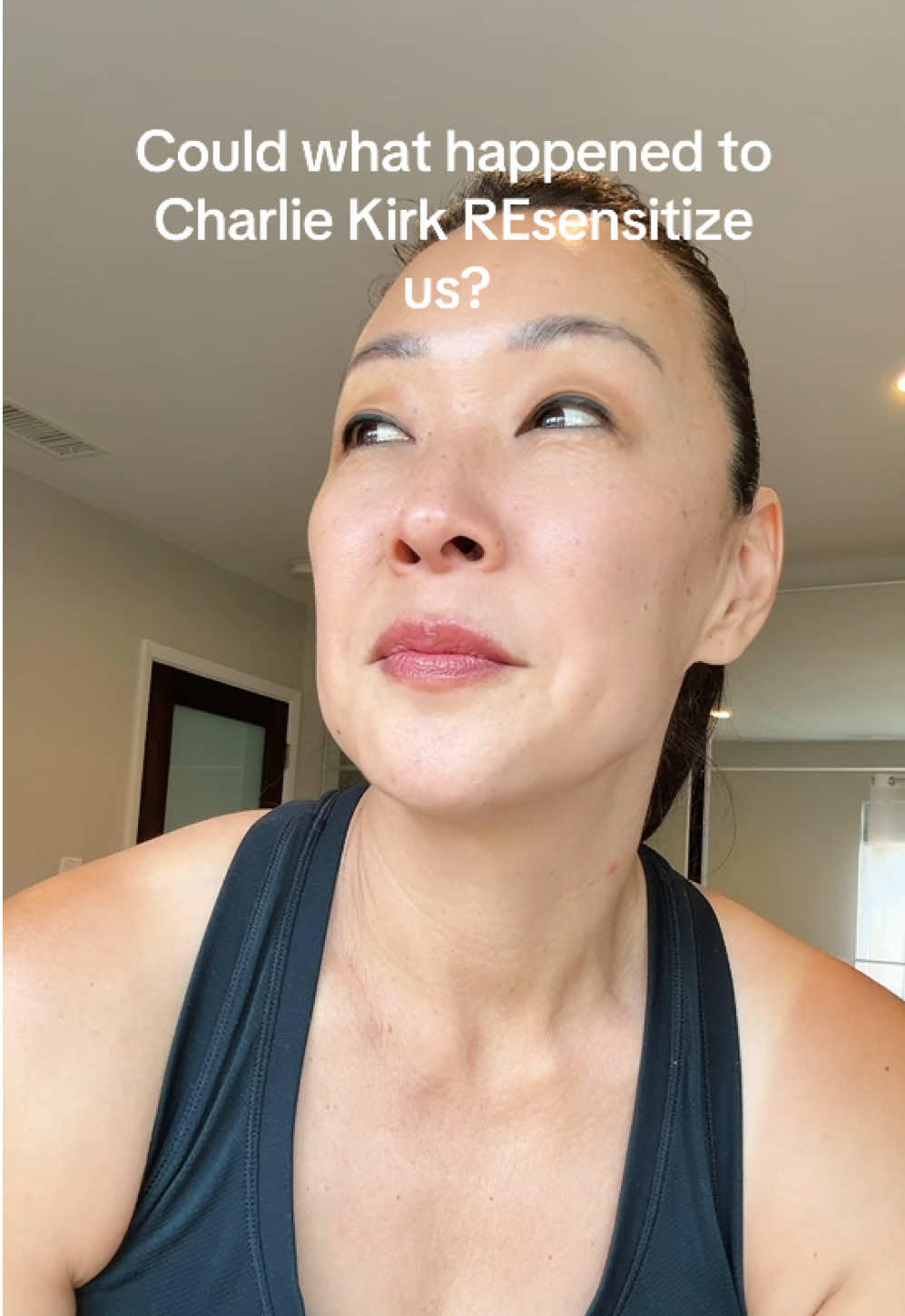 Hearing about these things  in a sound bite on the news or as a quick blurb on a website is very different than seeing it for yourself. Could this be the thing that could REsensitize us? #ch#charliekirk