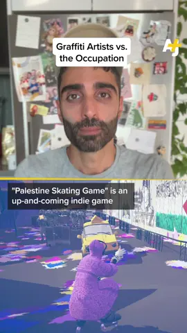 Armed only with a can of spray paint, players in Palestine Skating Game try to evade Israeli soldiers and settlers while creating street art in the occupied West Bank and pre-2023 Gaza. #Palestine #Gaza #WestBank #OccupiedWestBank #Nablus  