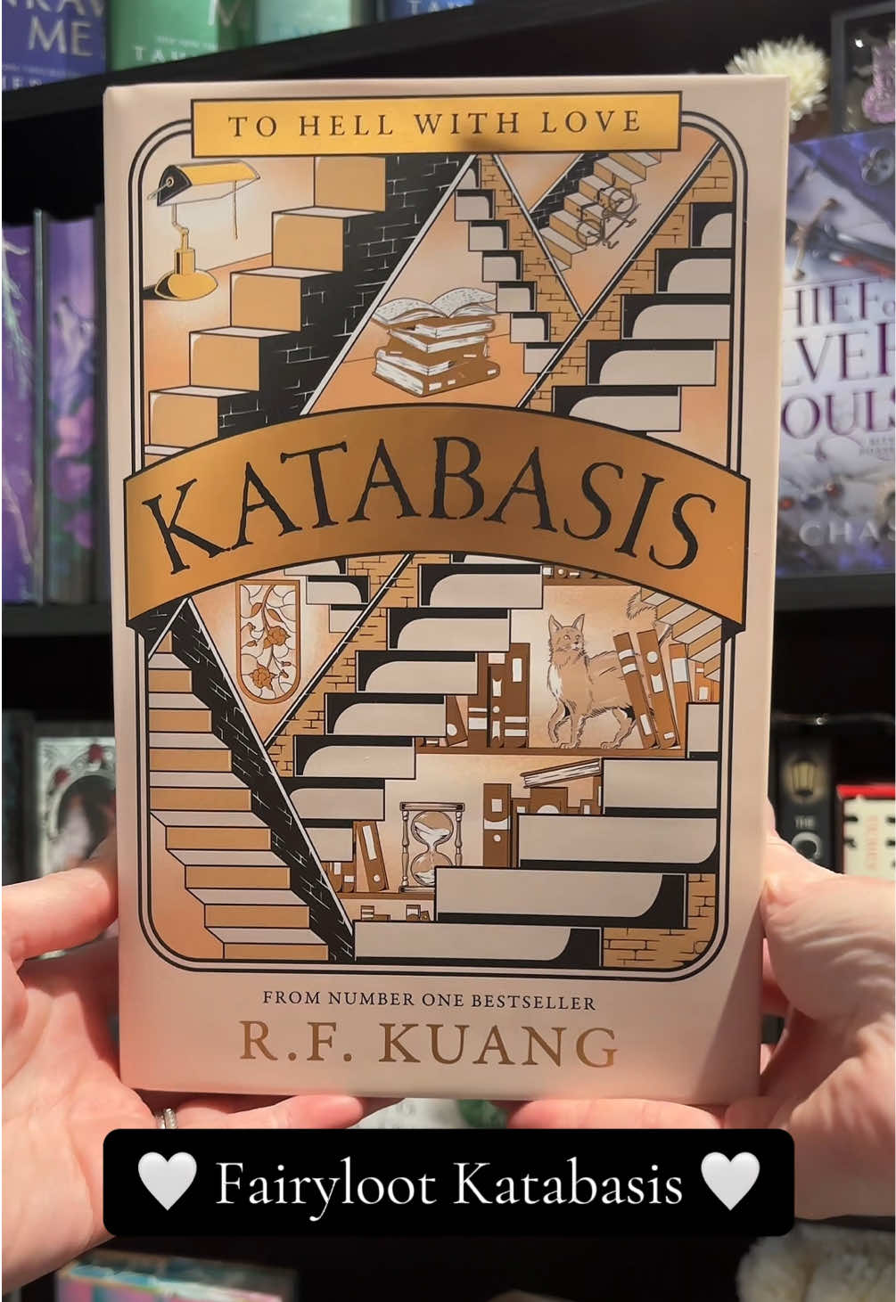 Fairyloot Katabasis 🤍 Absolutely stunning, highly recommend everyone read this! 5 stars from me 💫 #fairyloot #katabasis #rfkuang #specialedition 