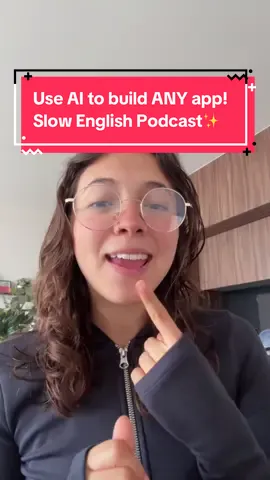 I love using my creativity to build CRAZY ideas 💡  Check out emergent… it’s a GAME CHANGER for creating apps ☺️ Link in bio!  #slowenglishpodcast #misshoney #englishlistening #englishteacher #englishpractice 
