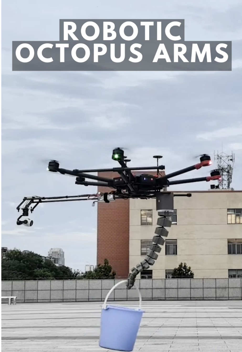 Robotic octopus arm #robot #innovation #ustc #china #octopus 