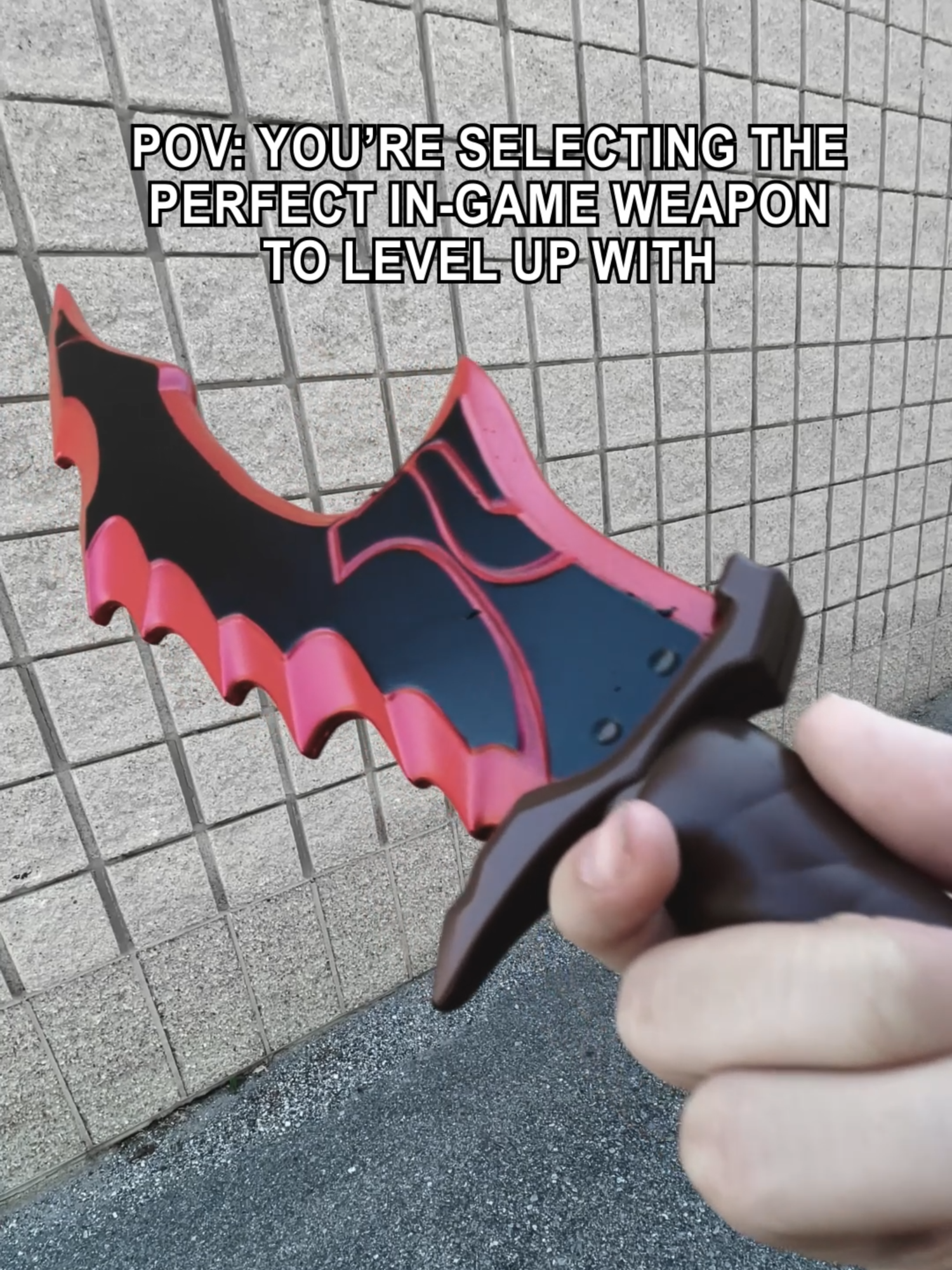 What are you picking up in the System Shop? 👀 #sololeveling #sololevelingarise #sungjinwoo #foamprop #cosplayprop #dagger