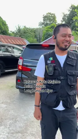Relawan Terkenal Di kota Majene Aslan Kepala Lingkungan lipu 