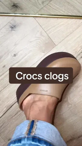 Replying to @user3397926080939 these are the perfect clogs, especially for a rainy day and I cannot believe that these are by crocs. I am wearing the color sepia and this is the one that sells out the fastest. It took a year to get this one restocked so if you see it in your size, I would run and grab it now.  And if you do get these, I hope you love them.  #crocsclogs #clogs #SuperBrandClub  #ViralOnTikTokShop  @Crocs 