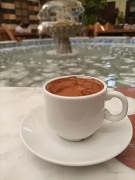 قهوة#شام #مطعم بيت العيلة في دمشق💚🌎#your_coffee شامية 