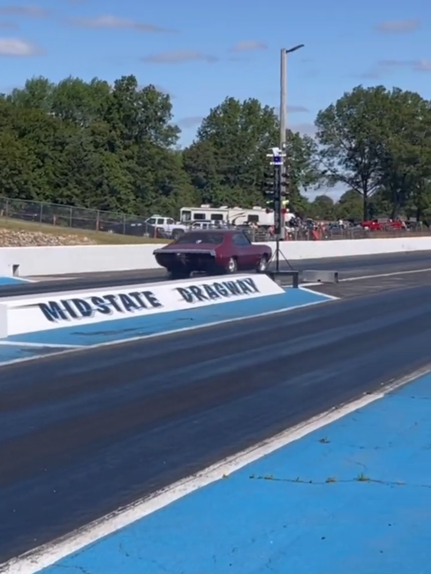 Big Bad Blown GTO Blazing Down the Dragstrip, gobs of horsepower! #2hacksgarage #horsepower #throttle #dragstrip #dragracing #oldschool #gto #pontiac #musclecar #supercharged #fast #blown #speed
