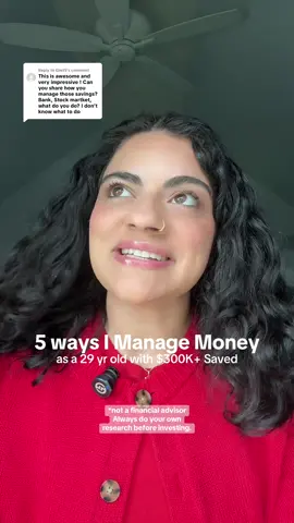 Replying to @Elm15 how I manage my money when it comes to investing, saving, and spending (just my personal experience not financial advice)  #PersonalFinance #savingmoney #expensivethings 