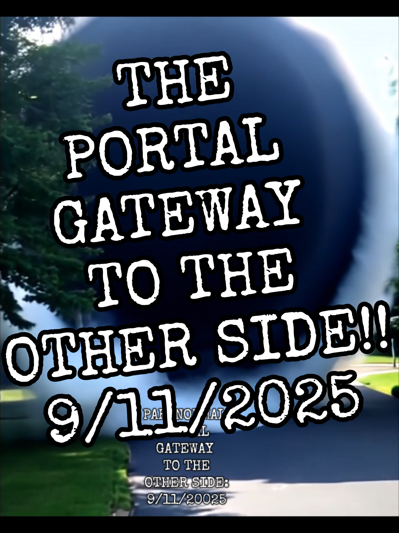 PARANORMAL PORTAL GATEWAY TO THE OTHER SIDE: (posted) 9/11/2025 MYSTERIOUS PORTAL SPOTTED IN THE NEIGHBORHOOD NEAR MILWAUKEE WISCONSIN. IS THIS THE PORTAL TO THE SPIRITUAL REALM? YOU CAN HEAR THE SCREAMS OF SOULS COMING OUT OF IT!! IS THIS A GLIMPSE OF A DOORWAY TO THE AFTERLIFE? THOUGHTS? #portal #bible #jesus #scary #hell 