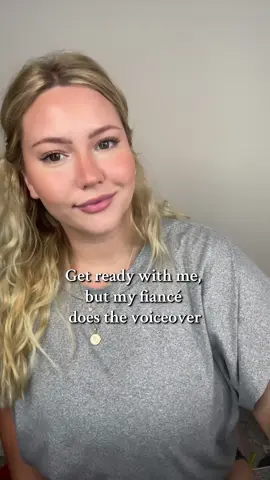 Letting my fiancé voiceover my GRWM (i typed the caption too guys)