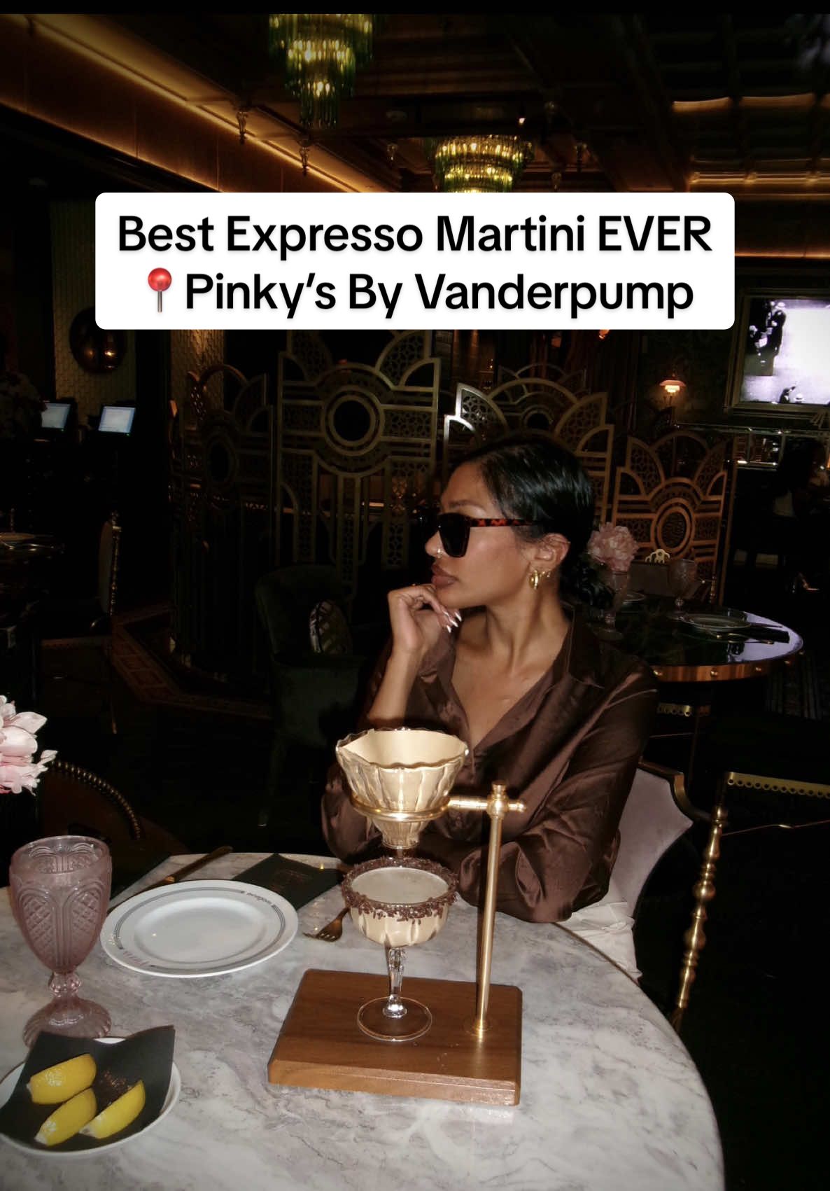 As an expresso martini connoisseur, this one has to be ny favorite ❤️ #pinkysbyvanderpump #espressomartini #lasvegas #lasvegastiktok #lasvegasrestaurants 