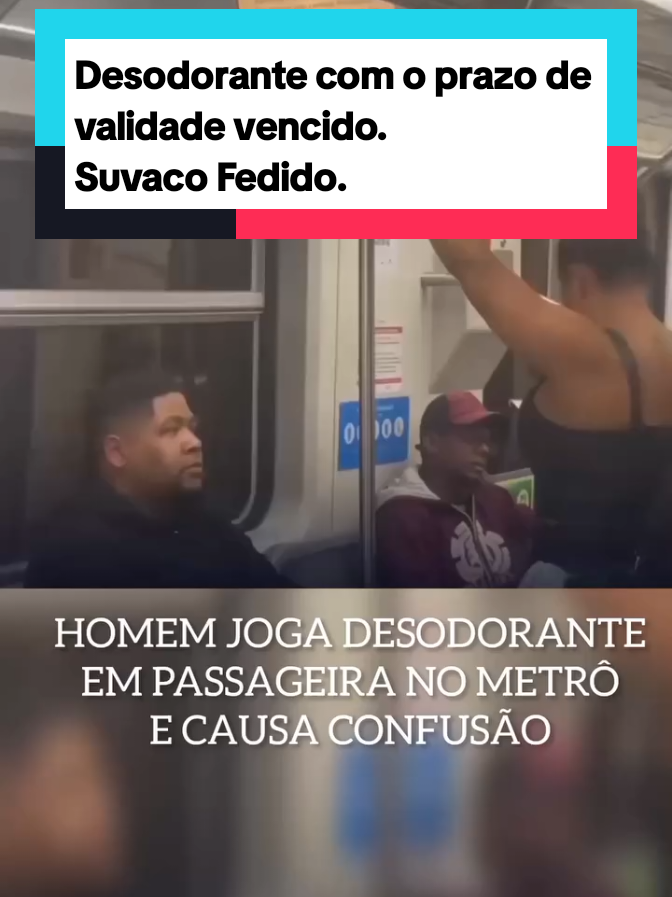 Um homem estranhou o odor diferente de uma passageira e jogou desodorante sem avisar.