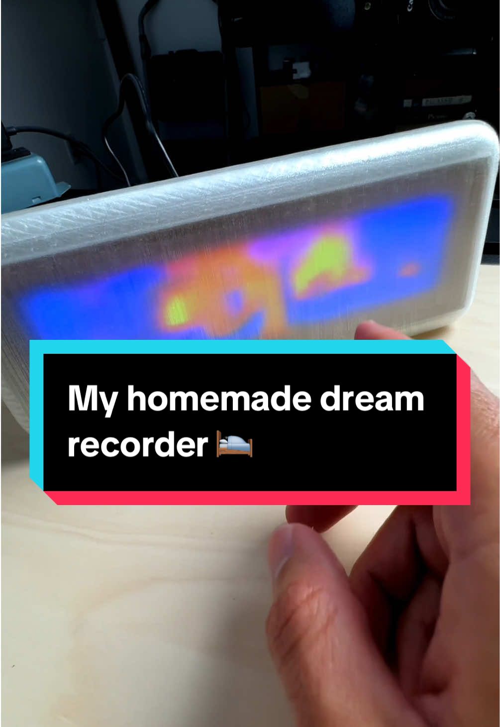 My homemade dream recorder 🛌 #gadget #dreams 