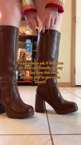 I don’t have the widest calf’s I’d say they are just average but I still have some room and the extra stretch would definitely help!!! #OOTD #fallfashion #fallfashiontrends #falloutfits #styleinspo 