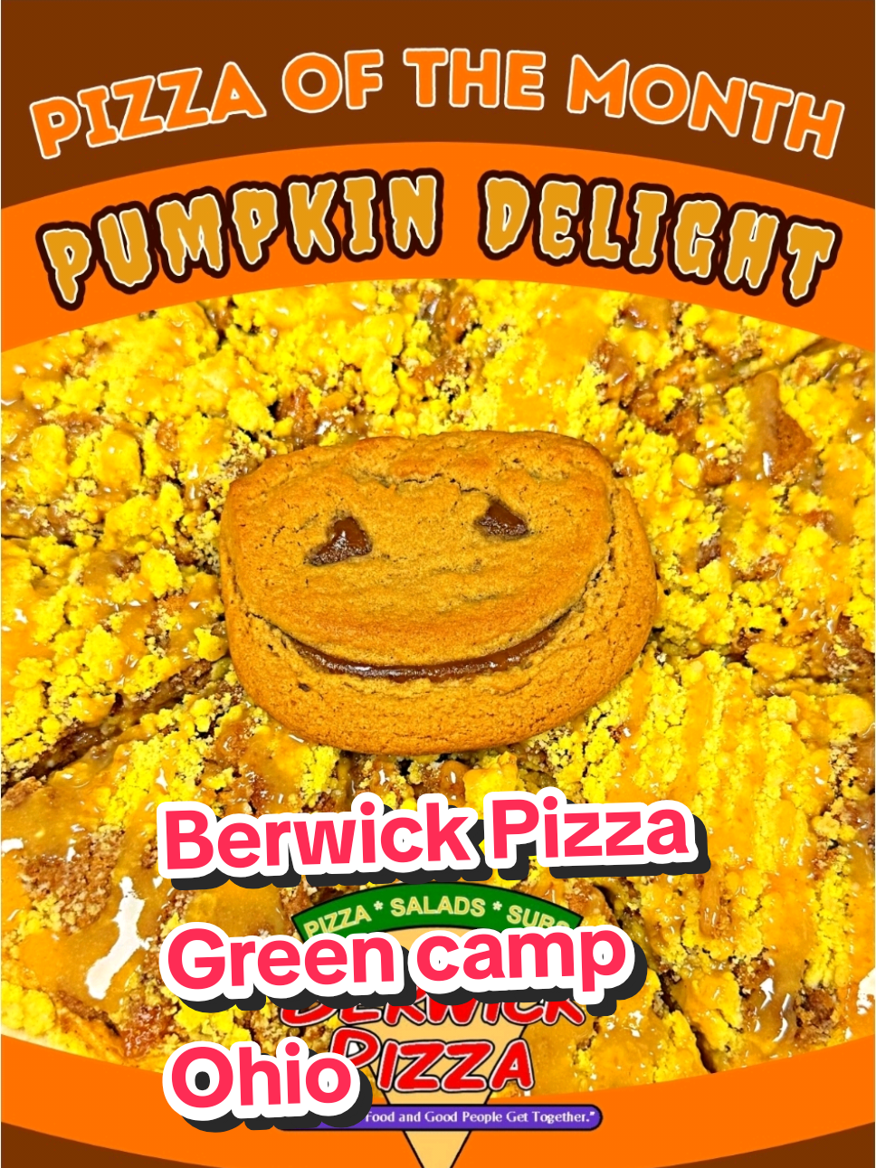 Berwick Pizza Green Camp Ohio Pizza Review I ordered the CBR Pizza and the pumpkin delight mini pizza. 