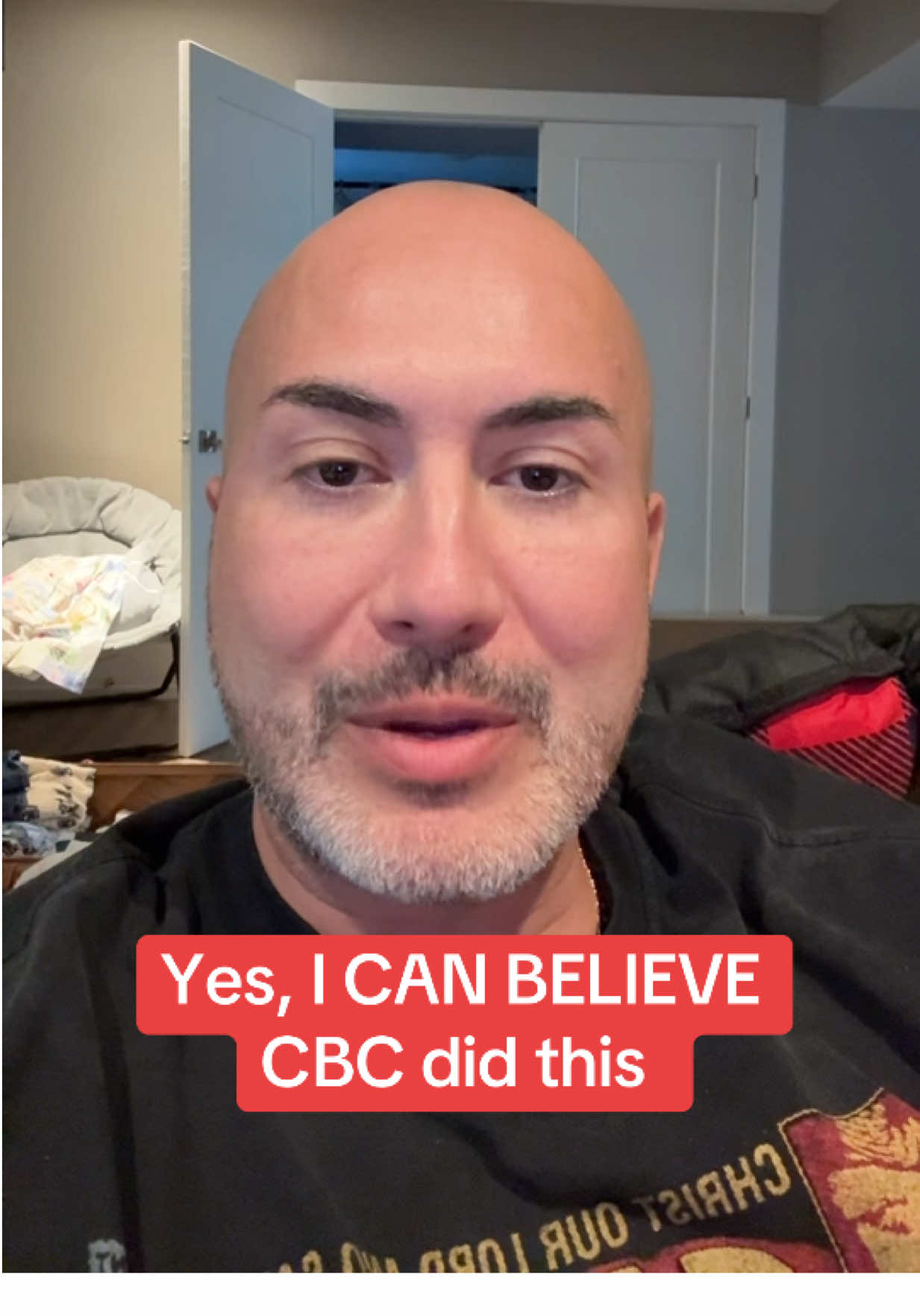 I was there and witnessed this firsthand. Ryan, from Northern Perspective literally showed me the text message from his wife, saying how they cut the feed as soon as he said those words. Unbelievable  #cbc #conservatives 