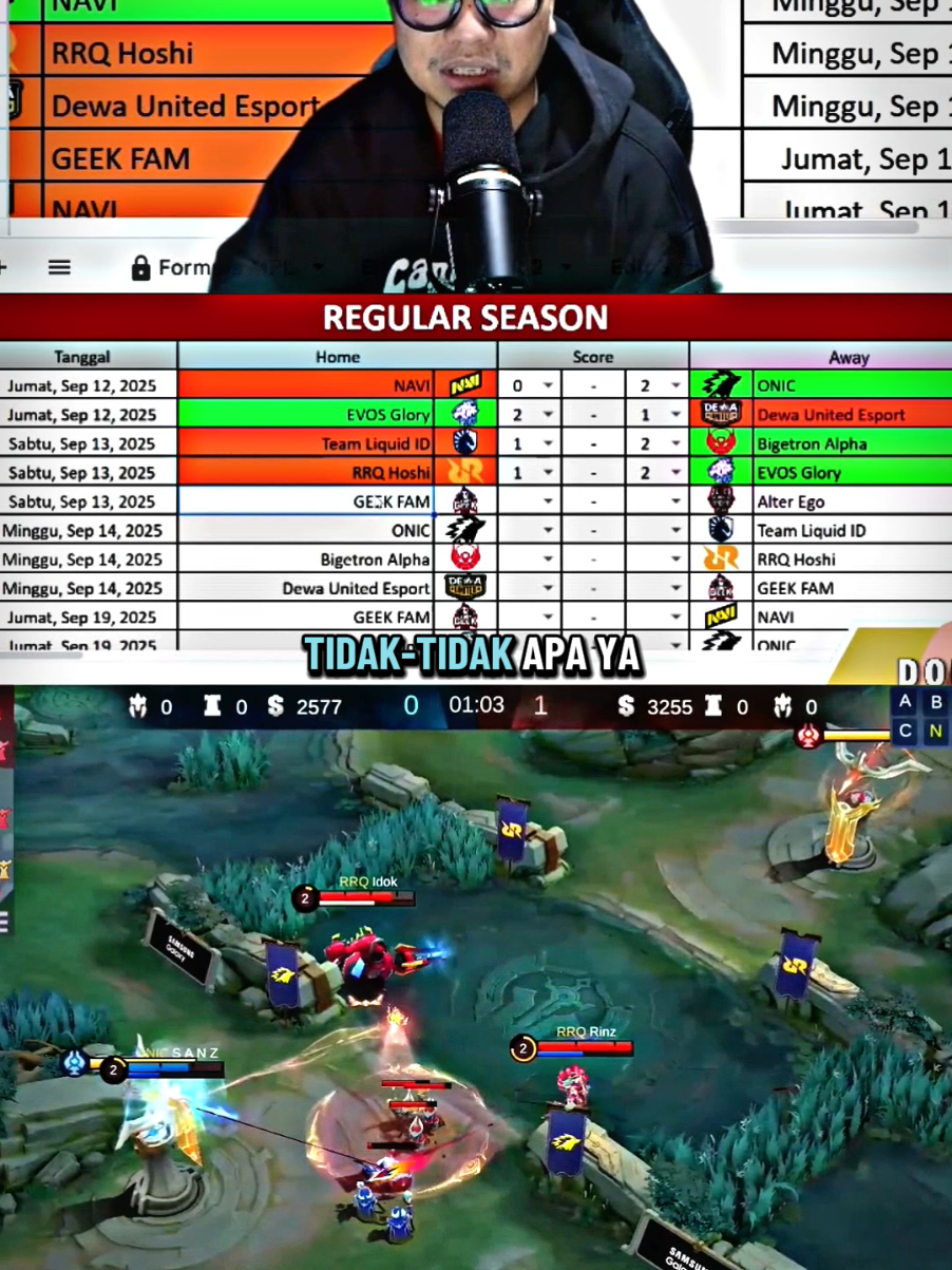 prediksi prof KB RRQ vs EVOS. source yt @KB #kb #rrqhoshi #evosesports  #MLBBNEXT2025 #SeasonsEndGiveaway 