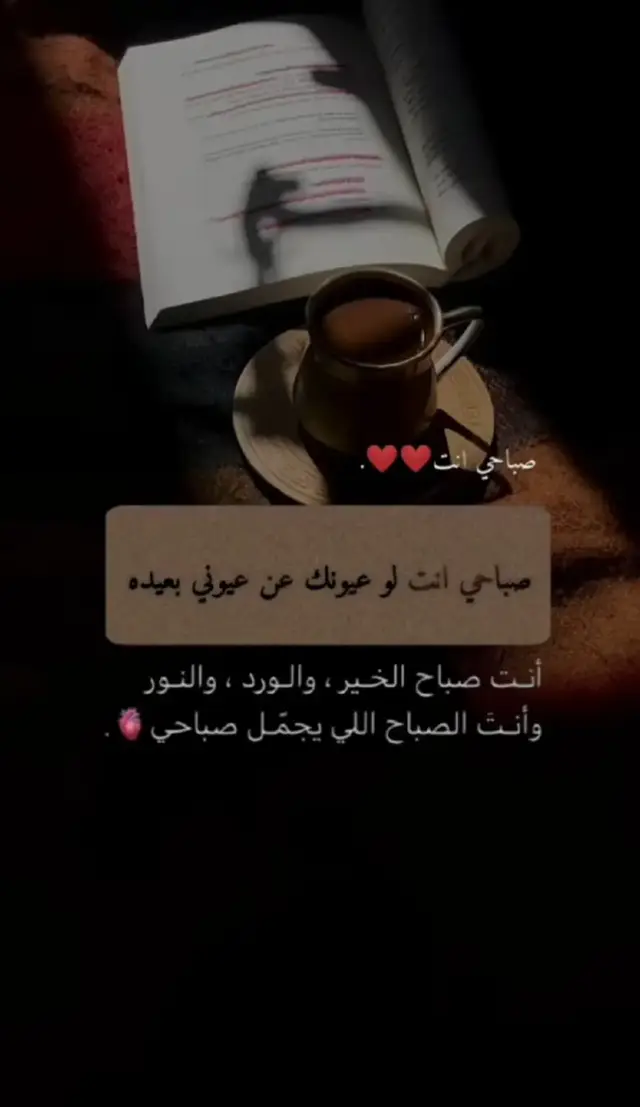 صباحي يحلو بوجودك معي ي روح روحي  💞