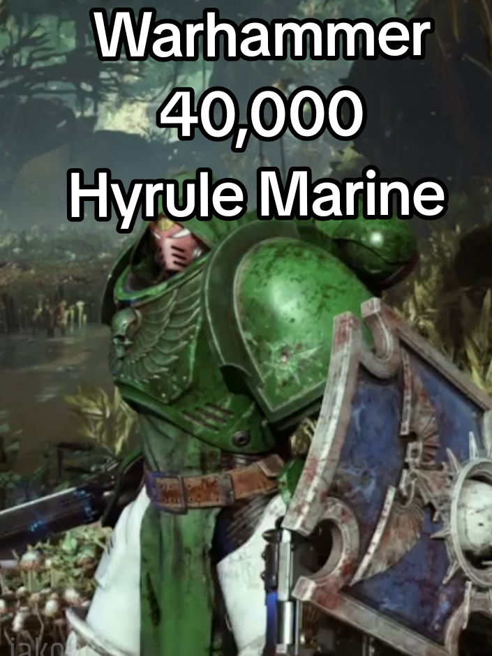 Ganondorf shall fall along with his heresy! #warhammer40k #zelda #spacemarine2 #gaming #gamingclips 