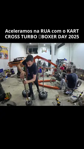 Aceleramos na RUA com o KART CROSS TURBO 🔥BOXER DAY 2025 #01