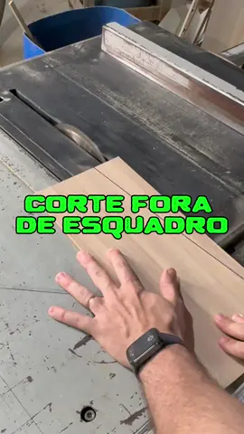 Corte fora de esquadro