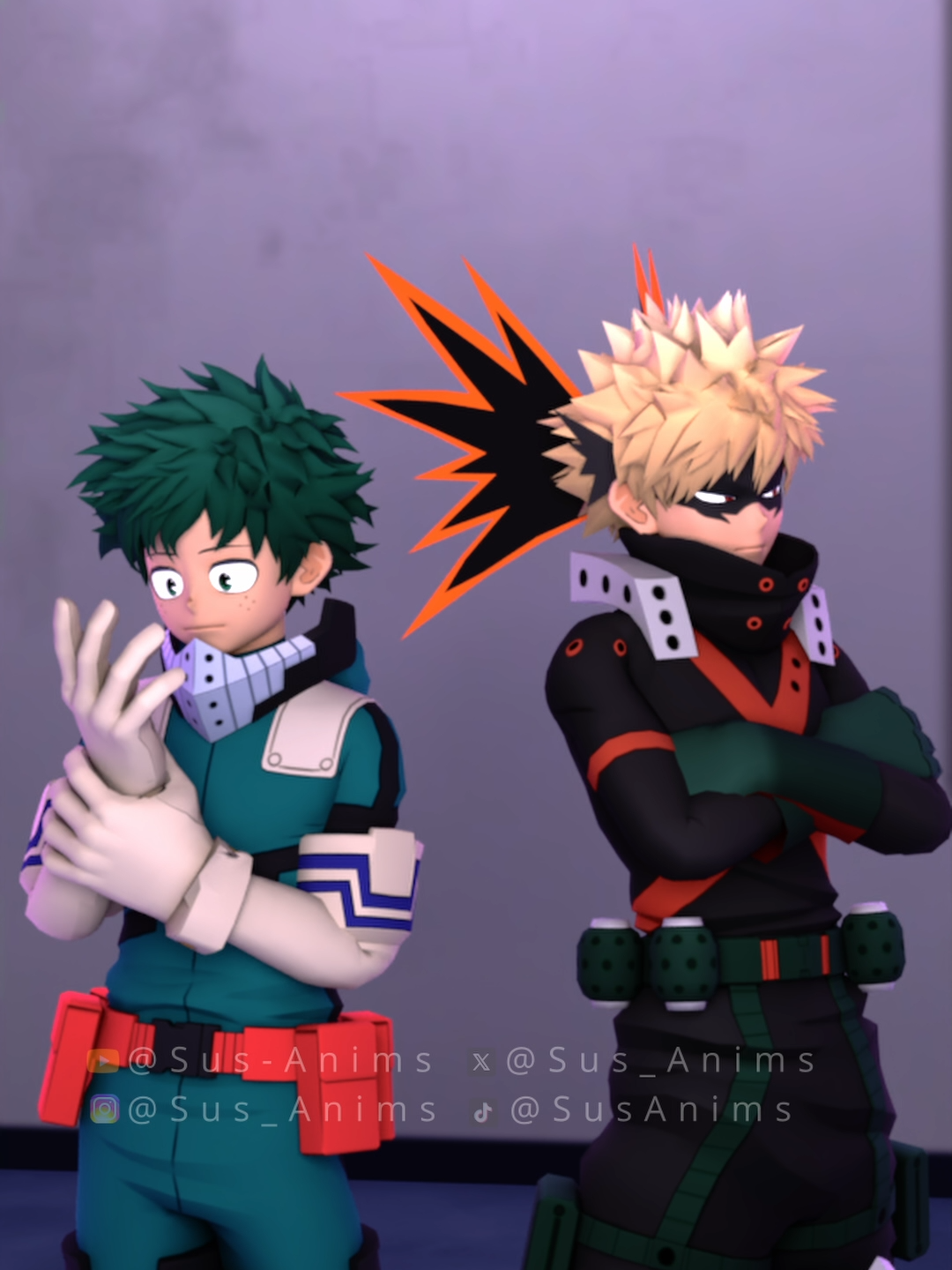 Don't watch this (WITH AUDIO) | Bakugou and Deku #susanims #mha #bnha #animation